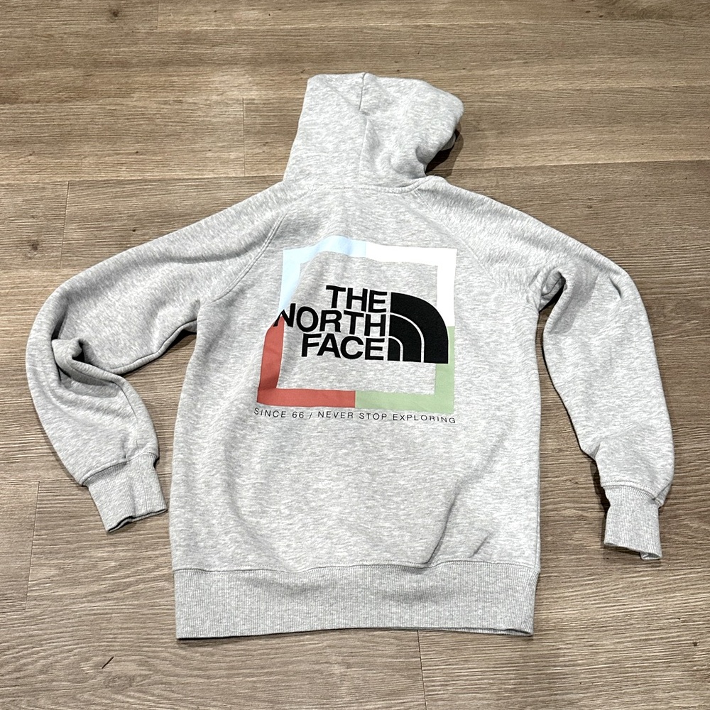 The North Face Heather Gray Hoodie